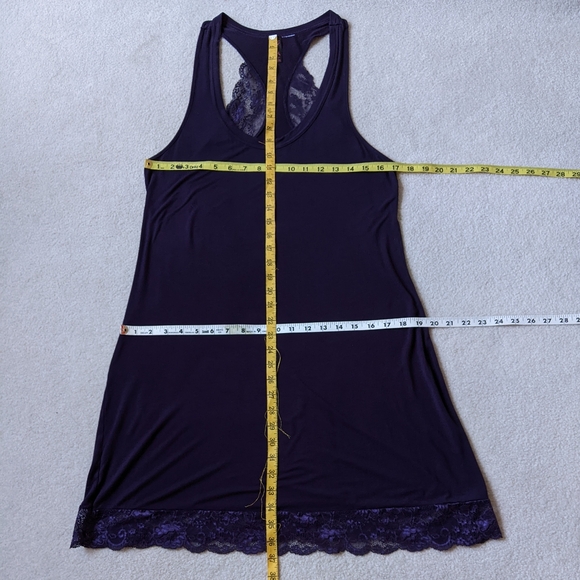 Dreamgirl purple lace whimsygoth nightgown size large - Picture 7 of 8